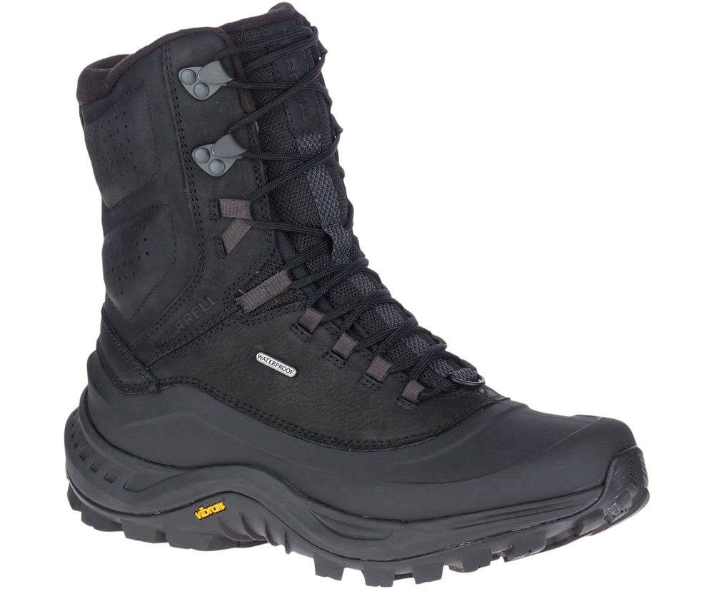 Merrell Støvler Herre - Thermo Overlook 2 Tall Waterproof - Sort - ZUM581762